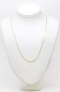 14K Yellow Gold Chain Linked Necklace 1.2g image number 2