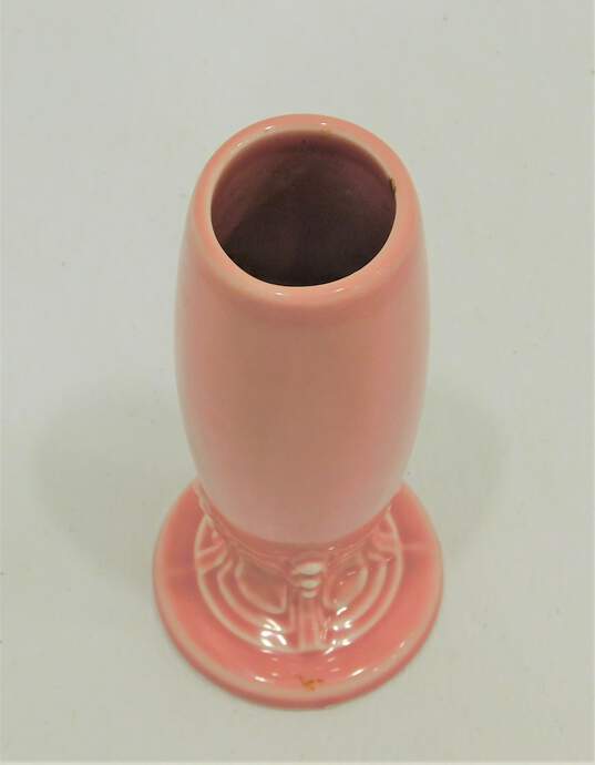 Vintage Fiesta Bud Vase Rose Pink image number 2