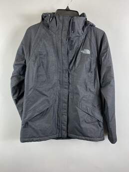 The North Face Women Gray Hooded Jacket S/P alternative image