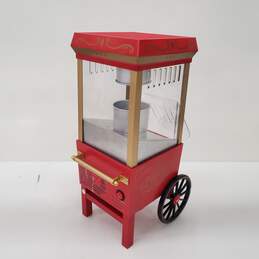 Nostalgia Electrics Old Fashioned Movie Time Popcorn Mini Cart OFP501 Popcorn Maker - Untested