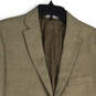 NWT Mens Tan Notch Lapel Long Sleeve Flap Pocket Two Button Blazer Size 40R image number 3