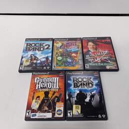 Bundle of Five Assorted Sony PlayStation 2 Games