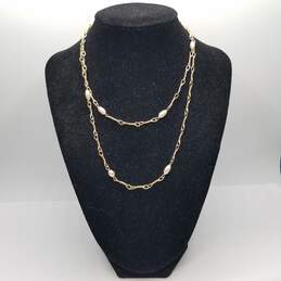Rare Christian Dior 31 inch faux pearl Necklace
