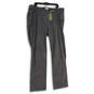 NWT Mens Gray Flat Front Straight Leg Slash Pocket Ankle Pants Size 42W L36 image number 1