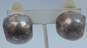 Bat-Ami Sterling Silver Electroform Chunky Clip Earrings 37.5g image number 2
