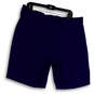 NWT Mens Blue Stretch Flat Front Slash Pocket Eagle Chino Shorts Size 38 image number 2