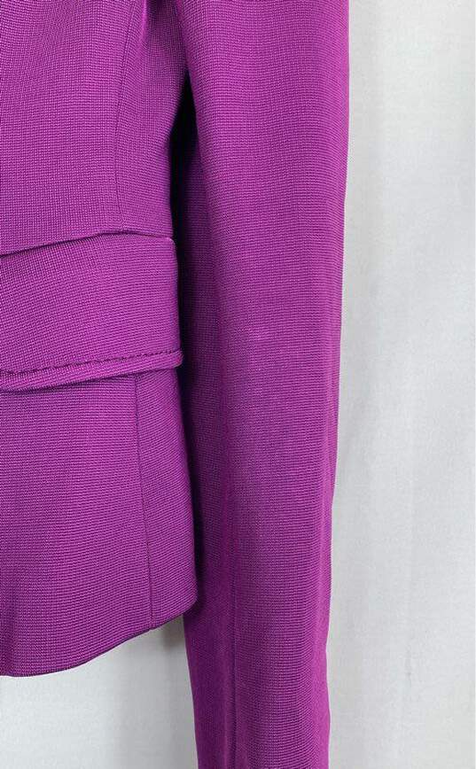 Moschino Women Purple Blazer - Size 6 image number 6