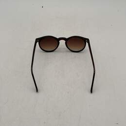 Tommy Hilfiger Womens Brown Tortoise UV Protection Full Rim Round Sunglasses alternative image