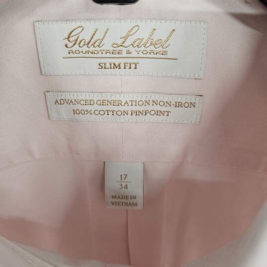 Gold Label Pink Button-Up image number 3