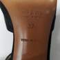 Prada Black Satin Strappy Heeled Sandals Women's Size 6.5 image number 5