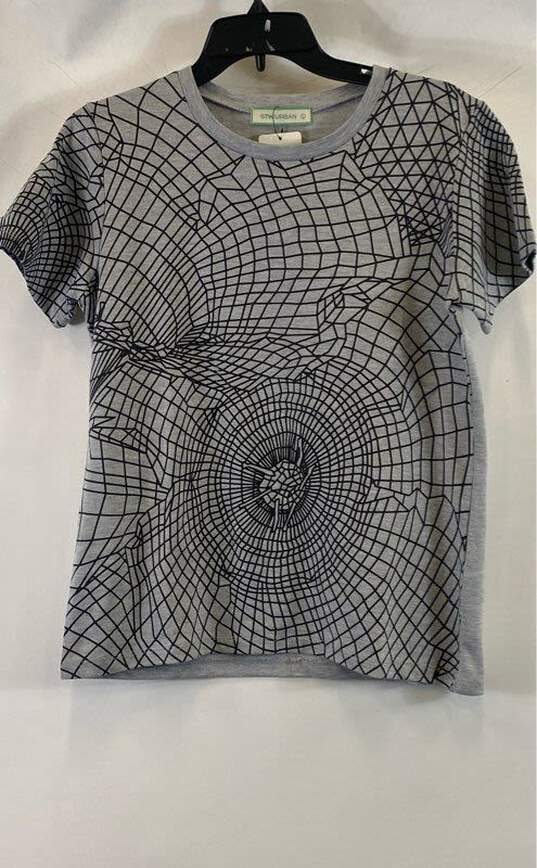 GTW by SM Women's Grey Graphic T-Shirt- L NWT image number 1