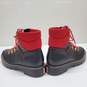 Tommy Hilfiger LARITI Black Red Ankle Boots Women's Size 8.5M image number 3