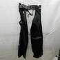 Mossi Men's Black Leather Motorcycle Chaps Size L image number 2