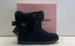 Juicy Couture King Black Shearling Boot Women's Size 8