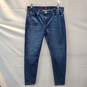 Hudson Krista Crop Super Skinny Blue Jeans NWT Size 31 image number 1