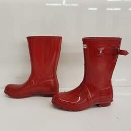 Hunter Red Rain Boots Size 8 alternative image