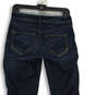 Womens Blue Denim Medium Wash Mid Rise Bootcut Leg Jeans Size 27W 35L image number 4