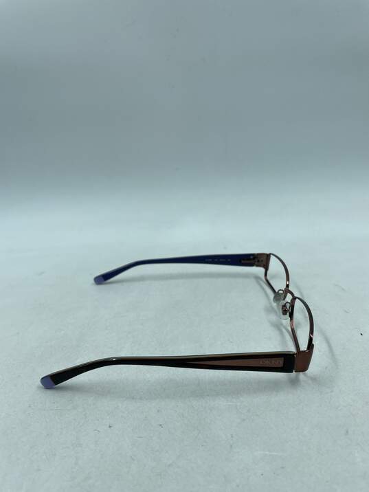 DKNY Bronze Rectangle Eyeglasses image number 5