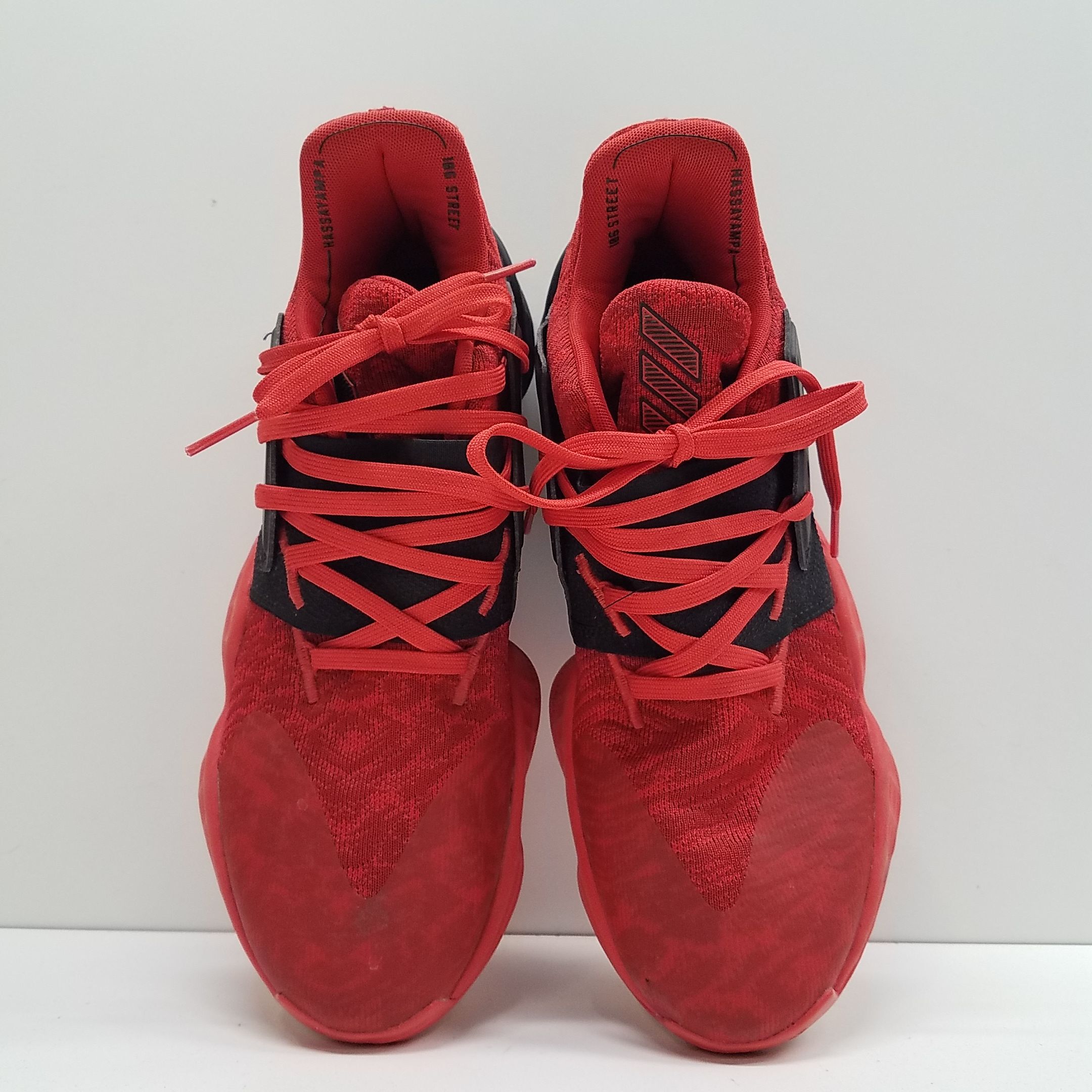 harden shoes red