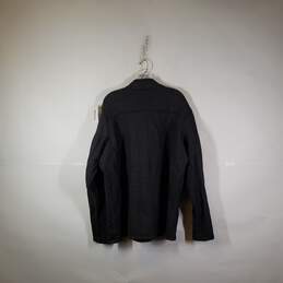 Mens Fleece Long Sleeve Mock Neck Quarter Zip Fleece Sweater Size 2XT alternative image
