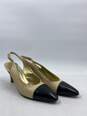 Authentic Bruno Magli Gold Slingback Heel W 7 image number 3