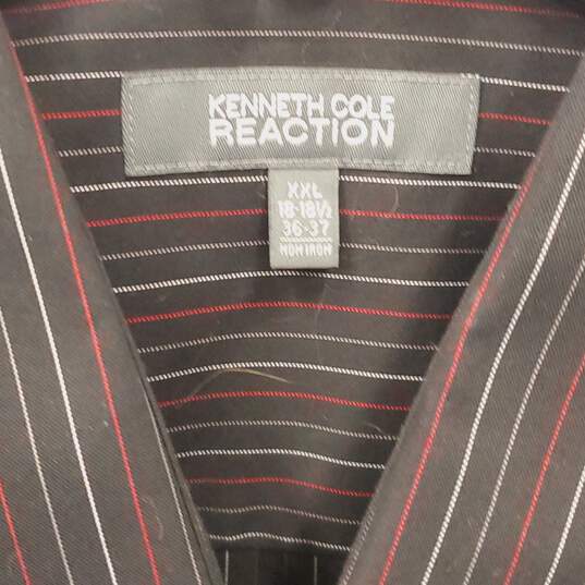 Kenneth Cole Reaction Men Striped Dress Shirt XXL NWT image number 4