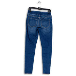 Womens Blue Pockets Denim Rockstar Super Skinny Leg Jegging Jeans Size 6 alternative image