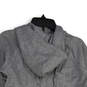 NWT Womens Gray Long Sleeve Hooded Full-Zip Activewear Jacket Size Large image number 4