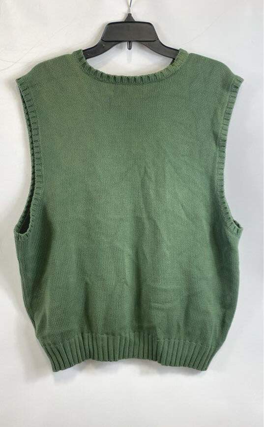 Polo By Ralph Lauren Green Vest - Size X Large image number 2