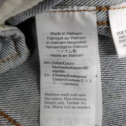 Madewell Classic WM's Blue Cotton Washed Denim Trucker Jacket Size S alternative image