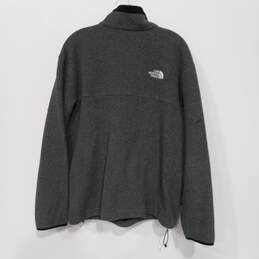 The North Face Men's Gray Fleece 1/4 Zip Pullover Jacket Size L alternative image