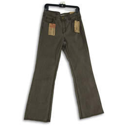 NWT Women's Gray Denim 5-Pocket Design Classic Bootcut Leg Jeans Size 10