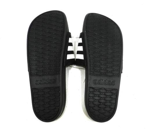 adidas Core Black adilette Comfort Slides Men's Shoe Size 10 image number 4