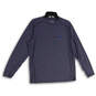 Mens Blue Crew Neck Long Sleeve Pullover Activewear T-Shirt Size Medium image number 1