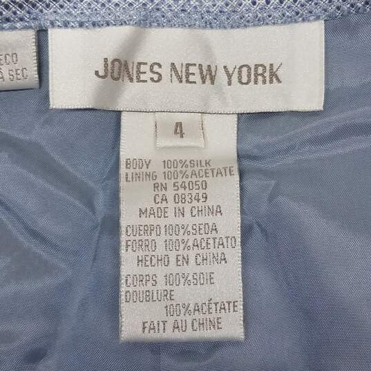 Jones New York Solid Suit Pants Silk Women's Size 4 image number 3