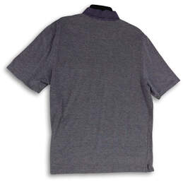 Mens Blue Heather Short Sleeve Spred Collar Polo Shirt Size XL alternative image