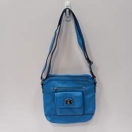 BOC Born Concept Blue Faux Leather Crossbody Bag
