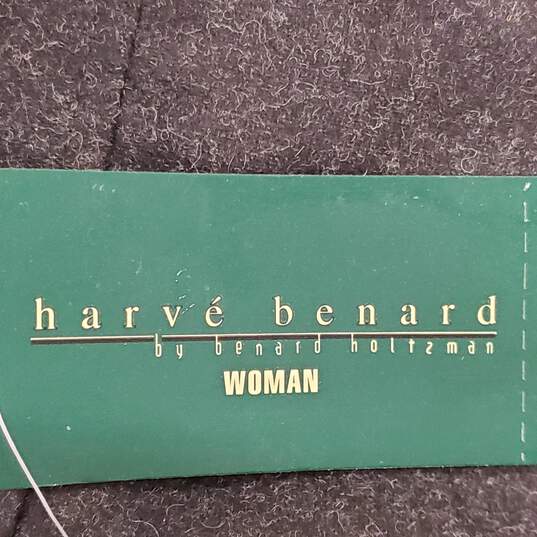 Harve Benard Women Charcoal Wool Pants Sz 26W NWT image number 4