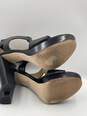 Womens Berkeley Black Open Front Strappy Sandals Size 8M W-0559467-H image number 5