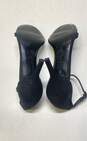 Stuart Weitzman Goose Bump Kitten Heel Sandals Black 8 image number 6