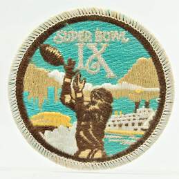 1975 Super Bowl IX Patch Steelers/Vikings
