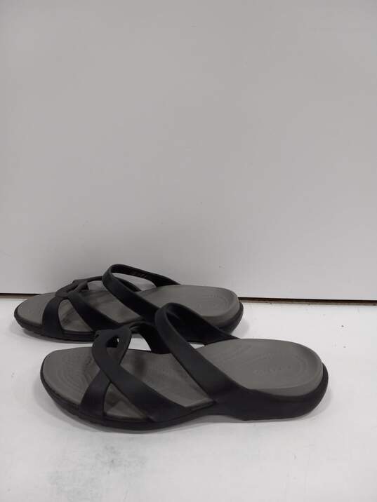 Crocs Women's Gray Twist Sandals Size 8 image number 2