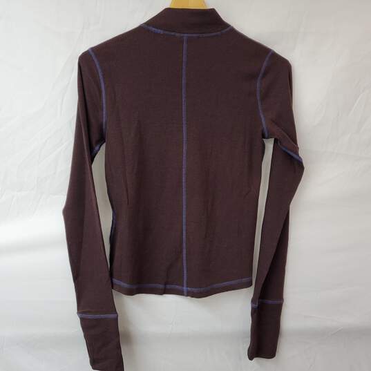 The North Face Base Layer Brown Pullover Crew Neck Shirt Women's M image number 2