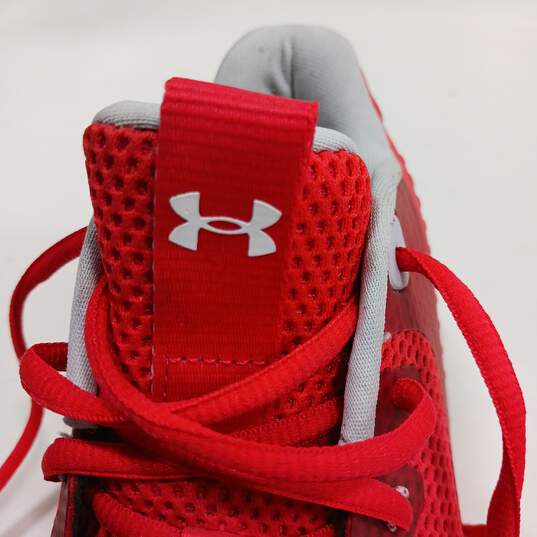 Under Armour Hovr Red Athletic Sneakers Size 6.5 image number 7
