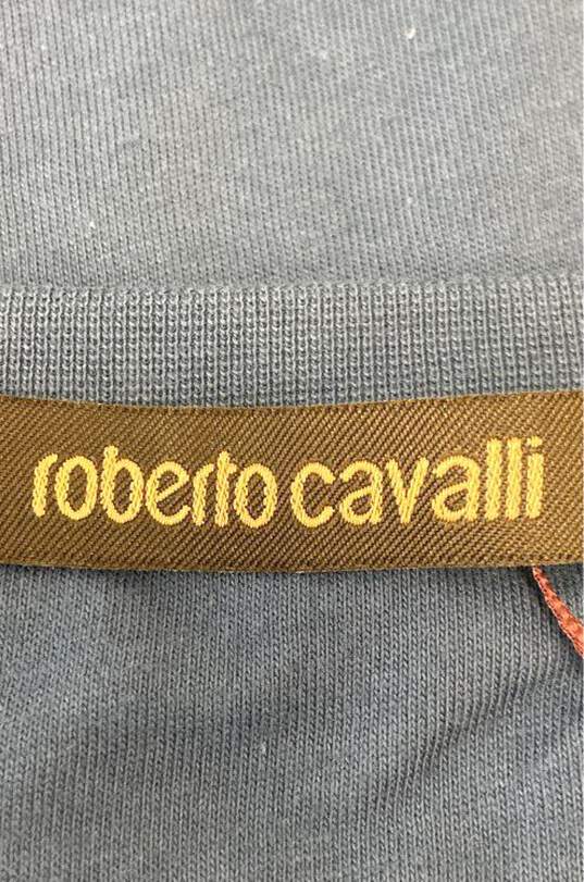 Roberto Cavalli Blue T-Shirt - Size X Large image number 3