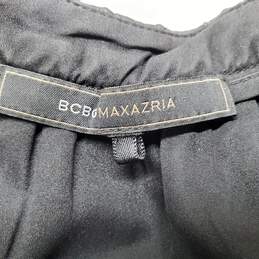 BCBGMAXAZRIA Belted Faux Leather Mini Dress Sz M alternative image
