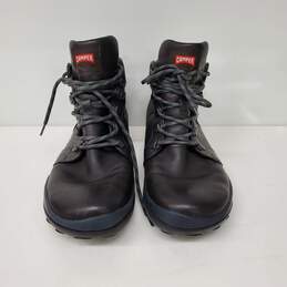 CAMPER MN's Black Leather Goretex Boots Size 11.5