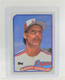 1989 HOF Randy Johnson Topps Rookie #647 Montreal Expos