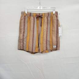 Katin Multicolor Striped Cotton Blend Shorts MN Size SM NWT
