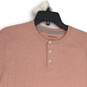 Kenneth Cole Mens Pink Henley Neck Short Sleeve T-Shirt Size Medium image number 3